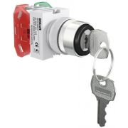 Переключатель на 3 положения I-O-II ПЕ-22 AKS с фиксацией с ключом DEKraft 25054DEK