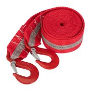 Трос буксировочный со светоотражающей лентой 5т 4м с двумя крюками в чехле Rexant 80-0228