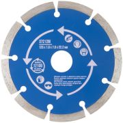 Диск отрезной алмазный сегментный 125х1.9х7х22.2мм сухая и влажная резка MOS 37212М