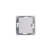 Переключатель проходной 1-кл. СП Glossa 10А IP20 (сх. 6а) 10AX с подсветкой механизм бел. SE GSL000163