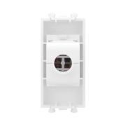 Розетка компьютерная 1мод. Avanti «Белое облако» RJ45 кат.5E без шторок модульная механизм DKC 4400661