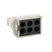 Клемм с пастойа строительно-монтажная СМК 773-106 6-проводная 1.0-2.5кв.мм с пастой (уп.50шт) PROxima EKF plc-smk-106