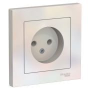 Розетка 1-м СП AtlasDesign 16А IP20 без заземл. в сборе жемчуж. SE ATN000440