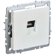 Розетка компьютерная СП RJ45 кат.5E BRITE РК10-БрЖ механизм жемчуж. IEK BR-K10-1-K36